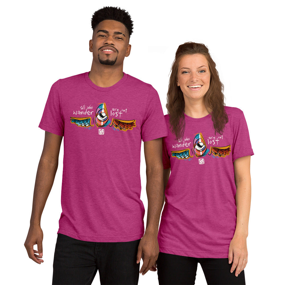 All Who Wander Are Not Lost – Lebo Unisex Short Sleeve T-Shirt